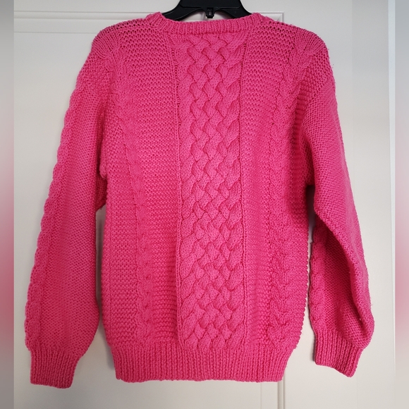 Mistral 100% wool sweater in pink size S - Picture 8 of 15